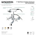 thumbnail image 2 of Kingston Brass CC559T5 7" Wall Mount Tub Filler,w/Ha CC559T5, 2 of 2