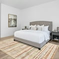 thumbnail image 2 of HOMERRY 6' x 9' Modern Washable Area Rug for Living Room Indoor Abstract Carpet, Rainbow Color, 2 of 5