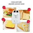 thumbnail image 4 of SMihono Large Capacity 4-Slice Automatic Toaster, Stainless Steel with PC Casing, 4 of 9