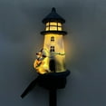 thumbnail image 6 of Gnmfd Solar Lights Outdoor Garden Decorative Resin Lighthouse Lamp Waterproof Courtyard Villa Landscape Lighting Ambiance LED Lighting for Patio Yard Christmas Party Decorations, 6 of 6