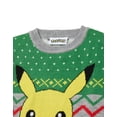 thumbnail image 3 of Pokemon Boys Grey Christmas Jumper, 3 of 6
