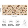 thumbnail image 3 of Beige Highland Cow Figure Butterfly Pattern Bathroom Rugs Mat,Non Slip Microfiber Bathroom Rug,Rubber Backing,Soft Bathroom Mats for Bathroom Floor,Tub and Shower,60x24in(150x60cm), 3 of 5
