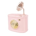 thumbnail image 4 of Reloj digital con altavoz retro BT Hugo regalo de cumpleaños creativo Reloj despertador vintage Rosa, 4 of 9