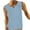 Light Blue, variant on Summer Women Tank Tops Plus Size Solid Color V-Neck Sleeveless Wide Straps Blouse Tank Tops T-Shirt For Women Casual Loose Classic Women Trendy Going Out Tops