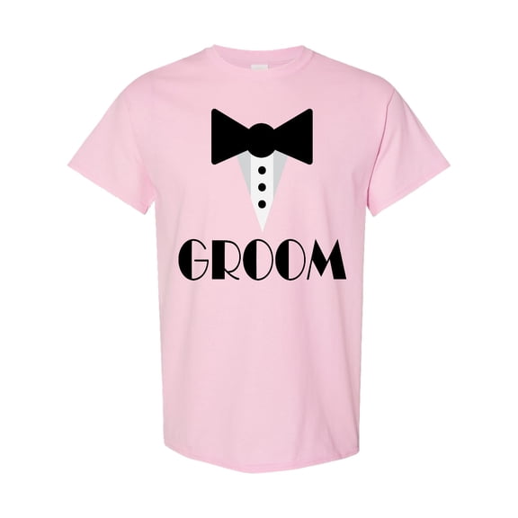 Inktastic Groom Mock Tuxedo T-Shirt