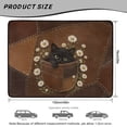 thumbnail image 7 of Xixirimido Universal Car Trunk Mat, All Weather Trunk Protection Cargo Liner Stylish Auto Interior Accessories Durable Cargo Mat 29" x 39", Black Cat Pocket Daisy, 7 of 7
