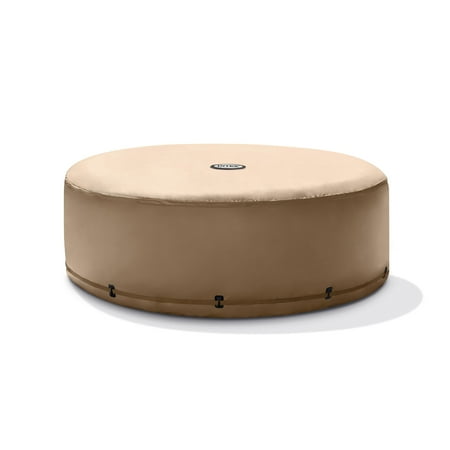 - Intex 4 Person Round Bubble Massage PureSpa Energy Efficient Spa Hot Tub Cover