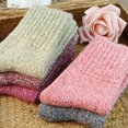thumbnail image 6 of SANWOOD Socks 5 Pairs Women Winter Thick Warm Soft Woolen Yarn Solid Casual Sports Socks, 6 of 7