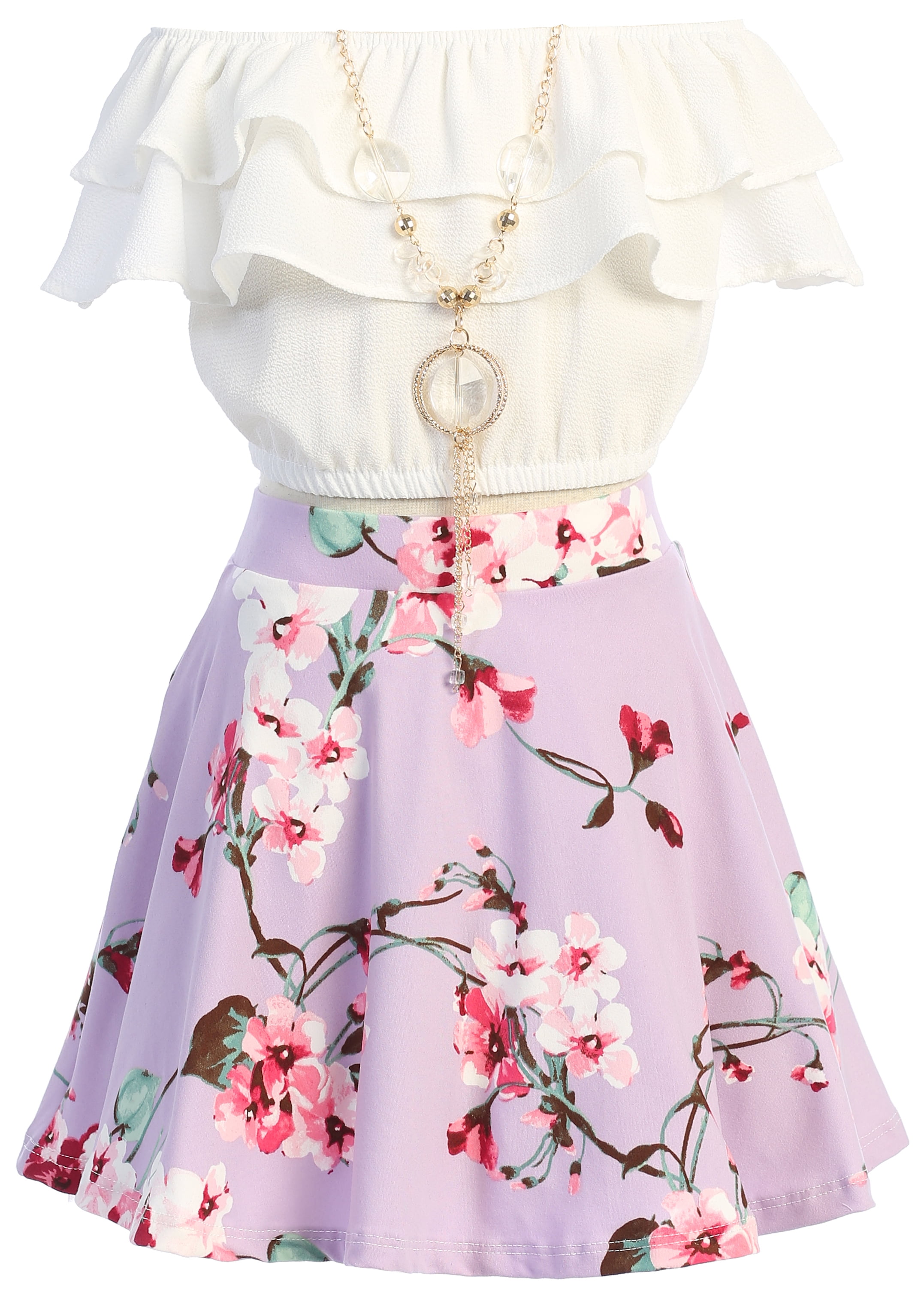 ruffle set outfit