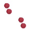 thumbnail image 4 of Billuyoard 10 bolas decorativas únicas para cambios de imagen elegantes del hogar bolas decorativas decoración de ratán rojo Rojo 2Conjunto, 4 of 6