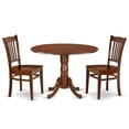 thumbnail image 2 of East West Furniture Dining Room Set Mahogany, DLGR3-MAH-W, 2 of 8