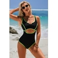 thumbnail image 7 of Beautyin Sexy Monokini Swimwear One Piece Swimsuit Women Chest Hollowing U Collar Bathing Suit, 7 of 7