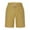 Khaki, variant on ZhiZhuang Mens Shorts Clearance Clothing under $ 5,Mens Casual Linen Shorts Cotton Elastic Waist Drawstring Summer Texture Stretch Beach Shorts with Pockets
