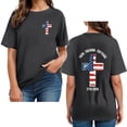thumbnail image 5 of CAICJ98 Womens 250th Anniversary American Flag Shirt 250 Years America Shirts for Woman (Dark Gray,XL), 5 of 7