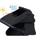 thumbnail image 1 of Parasol para cochecito, protección solar para cochecito, cochecito anti UV, clip universal para cochecito, ganchos giratorios para cochecito, anti UV, impermeable, para capazo, cochecito, (negro) TUNC Sencillez, 1 of 4