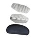 thumbnail image 2 of 2 agarres para levantamiento de pesas, agarres prácticos para fitness, agarres antideslizantes para mejorar el agarre. Gris, 2 of 9