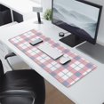 thumbnail image 2 of Retro Chess Board Desk Mat,Orange Checker Gaming Mouse Pad,XXL Extended Mouse Pad Mat for Office,Computer,Keyboard with Non-Slip Base Stitched Eges Mousepad ,31.5x11.8in, 2 of 7