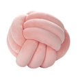 thumbnail image 3 of almohada de bola de nudo,almohada de bola de nudo suave almohada de tiro redondo de terciopelo,Cojín Decoración del hogar Almohada de felpa decorativa,Lanzar almohada anudada para cama Rosa, 3 of 8