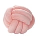 thumbnail image 3 of almohada de bola de nudo,almohada de bola de nudo suave almohada de tiro redondo de terciopelo,Cojín Decoración del hogar Almohada de felpa decorativa,Lanzar almohada anudada para cama Rosa, 3 of 9