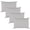 Gray, variant on Hotel Quality 4 Piece Cooling Pillow Cases For Hot Sleepers - 100% Viscose Made From Bamboo Pillowcase - Soft & Breathable Pillow Covers with Envelope Closure - Queen 20" x 30" - Light Grey