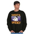 thumbnail image 4 of Tootsie Owl Sweet Spooky Halloween Sweatshirt for Men or Women Brisco Brands S, 4 of 6