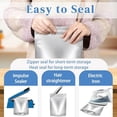 thumbnail image 3 of 150 Pack Mylar Bags for Food Storage with Oxygen Absorbers，4 Sizes (1 Gallon, 1/2 Gallon, 1 Quart, 1/2 Pint)， Heat Sealable Airtight with 150 desiccant., 3 of 7