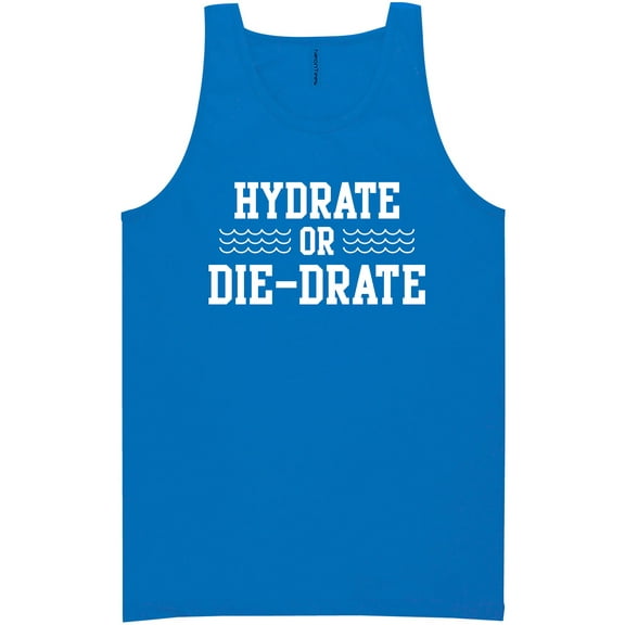 Hydrate or Die-Drate Neon Tank Top