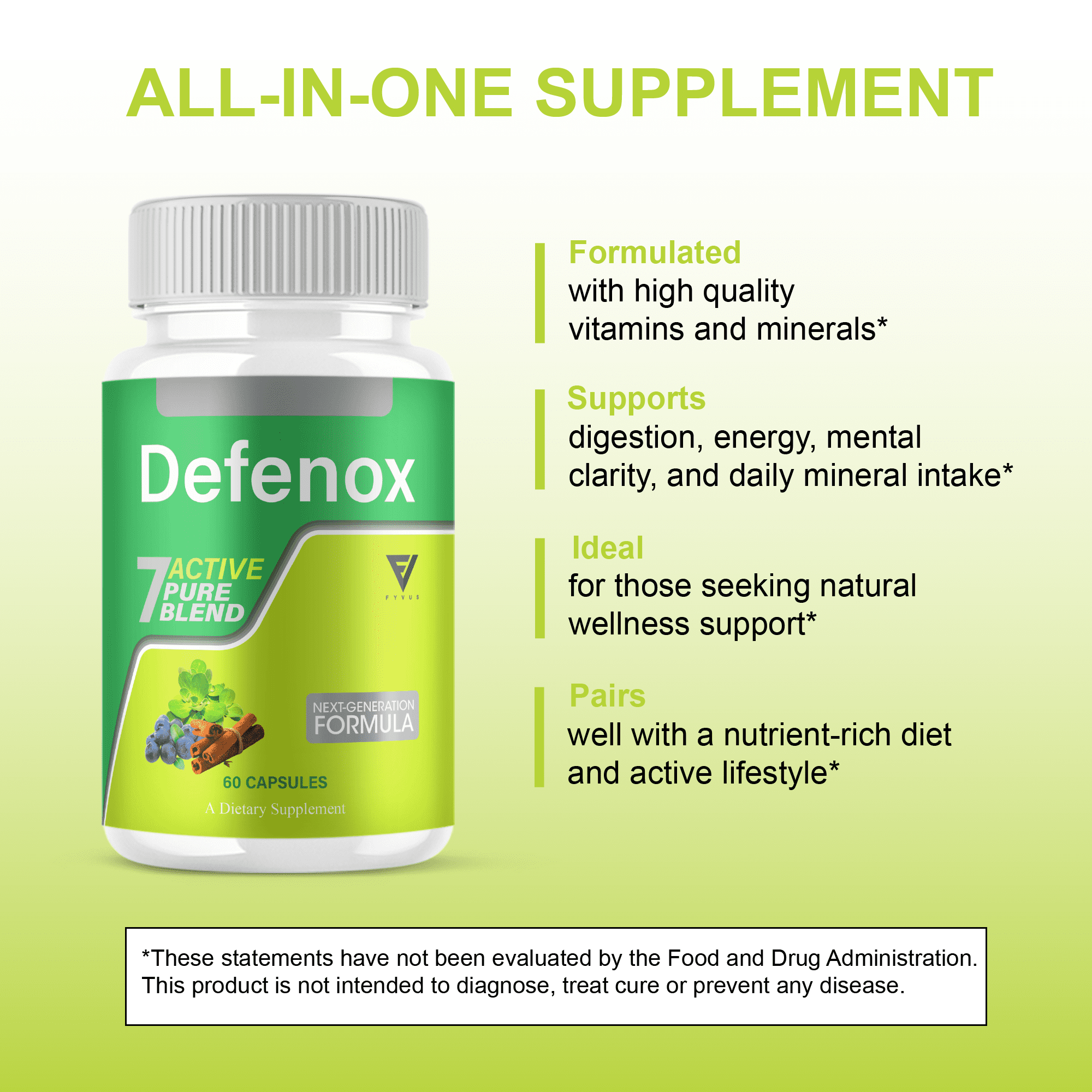 (3 Pack) Defenox Weight Management Support, Defenox Keto Supplement (180 Capsules)