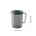 thumbnail image 3 of Cold Kettle for Refrigerator, 1.75L Fruit Teapot Lemonade Drink Container, Plastic Pitcher with Lid for Kitchen, Wide Mouth Water Jug for Infused Beverages, Dishwasher Safe Cold Drink Dispenser, 3 of 6