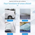 thumbnail image 4 of Cepillo de nieve 2 en 1 con escurridor, raspador de hielo, mango de espuma, pala de nieve anticongelante para coche, camión, SUV, MPV, parabrisas, removedor de hielo, 4 of 7
