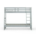 thumbnail image 5 of Plana Solid Wood Twin Over Full Bunk Bed and Hanging Nightstand in Light Gray, 5 of 8