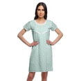thumbnail image 1 of Moomaya Chemise de Nuit d'Allaitement à Boutons pour Femmes Imprimée, 1 of 5