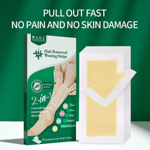 Herramientas de Depilación Ganfancp 32Pcs Papel Depilatorio