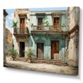 thumbnail image 2 of Designart "The Blue House Cuban Architecture I" Architecture Canvas Print, 2 of 5