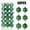 Green Home Decor, variant on karymi 36Pcs 3 cm Christmas Tree Ball Hanging Christmas Decorations Home Party Decor Christmas Ornaments Set Christmas Ball Ornaments Christmas Party Supplies Dorm Decor