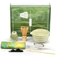 thumbnail image 1 of CHUANK 7Pcs Japanese Matcha Tea Set  Matcha Making Starter Kit with Matcha Whisk Bowl Whisk Holder Scoop and Strainer Safe Bamboo Matcha Whisk and Ceramic Bowl Set for Matcha Tea, 1 of 6