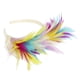 thumbnail image 5 of Diademas para mujer, diadema cuadrada, tocado de plumas para mujer, diadema para boda, fiesta, Kentucky, 5 of 5