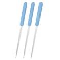 thumbnail image 1 of Uxcell Letter Opener, 3 Pcs Stainless Steel Lightweight Handle Envelope Opener Mail Opener Letter Slitter for Office Home Box Open, Blue, 1 of 6
