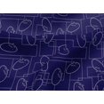thumbnail image 4 of oneOone Viscose Jersey Fabric Geometric Maze & Rabbit Animal Sashiko Print Decor Fabric Printed BTY 60 Inch Wide, 4 of 5