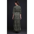 thumbnail image 2 of Bimba Rayon Roses & Ranunculus Floral Womens Printed Side Slit SummerÂ&nbsp;DressÂ&nbsp;Long Maxi Gown-XSmall, 2 of 6
