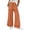 04#Pink, variant on Women's Loose Fit Acid Wash Wide Leg Pants Drawstring Elastic Waist Casual Trousers with Front Patch Pockets