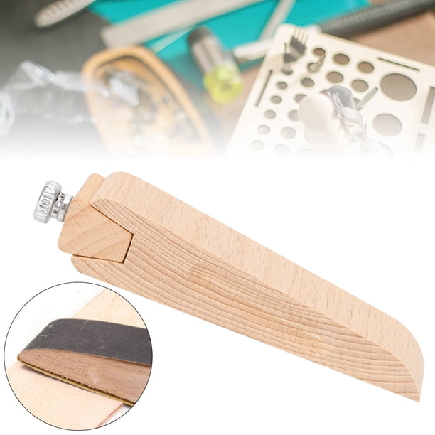 Herramienta de cuero Manual cuero papel de lija de madera bloque de lijado de madera papel de lija de madera durabilidad extendida Jadeshay A