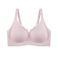 thumbnail image 3 of WAYUTE Women's Bras Seamless Jelly Strip Solid Color Light Support Lift Comfort Wireless Bra for Soft Push up T Shirt, 3 of 3