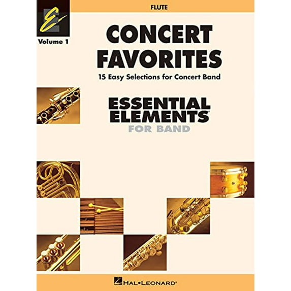 Pre-Owned Concert Favorites Vol. 1 - Flute: Essential Elements Band Series (Paperback) by Hal Leonard Corp (Creator), Michael Sweeney, Paul Lavender