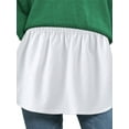 thumbnail image 3 of Adjustable Layering Fake Tops Lower Sweep, Clothing Match Lower Skirt Hem, 3 of 8