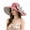 Blue, variant on Women's Foldable Wide Brim Sun Hat, Reversible Bucket Hat with Bowknot, UPF 50+ UV Protection for Beach Travel