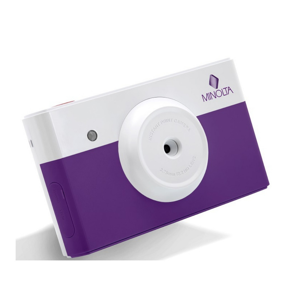 Minolta MNCP10-PP Instapix Instant Print Camera - Purple