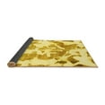 thumbnail image 2 of Ahgly Company Indoor Rectangle Abstract Yellow Modern Area Rugs, 5' x 8', 2 of 4