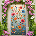 thumbnail image 6 of Decorative Design Floral Banner Colorful Pattern Spring Theme for Garden Party Wedding Ceremony Nature Celebration, 6 of 6