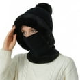 thumbnail image 1 of Womens Hat Neck Kit Fashion Simple And Versatile Knit Hat Womens Warm Ear Protection, 1 of 4